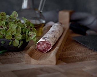 Wooden Salami Cutting Board - Serving board, A Must-Have Kitchen Item, Gifts For Those Who Love To Cook, Gift for Husband, Boyfriend