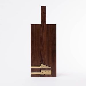Cheese Board with Elegant Knife Set – Oak or Walnut Board Perfect for Hosting and Entertaining