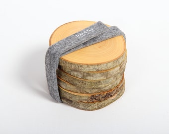Wood Coasters, Wooden Coasters, Wood Slices, 5th anniversary gift, Wooden Slices, Coasters, Farmhouse Table Decor, Coffee Gift, Coffee Lover