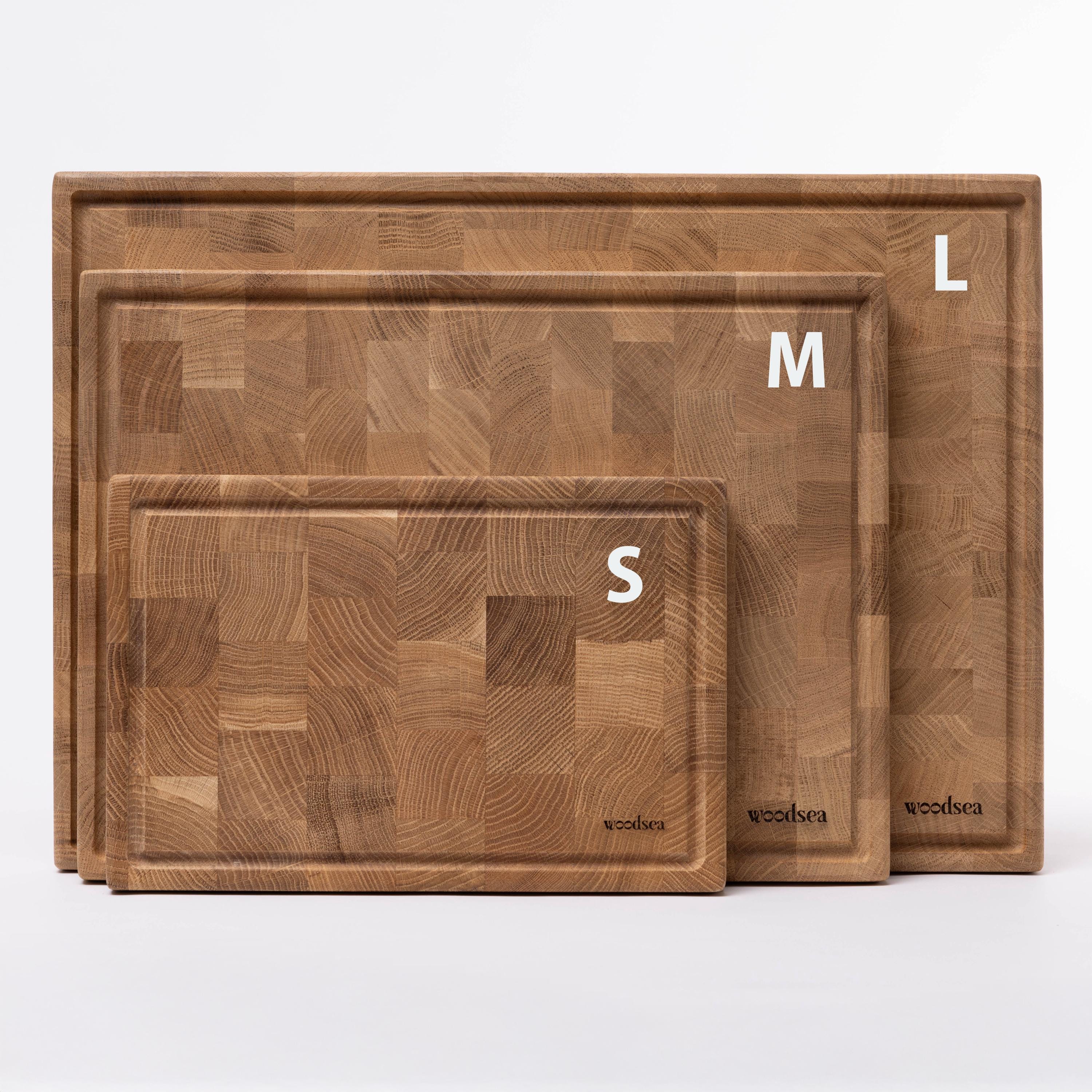PUNTIDESIGN Oak Butcher Block Craft Cutter – 435x390x51mm, Heavy-Duty Italian Wood Board-892677