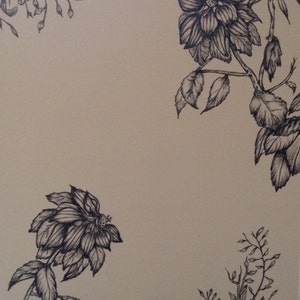 Flower notepaper
