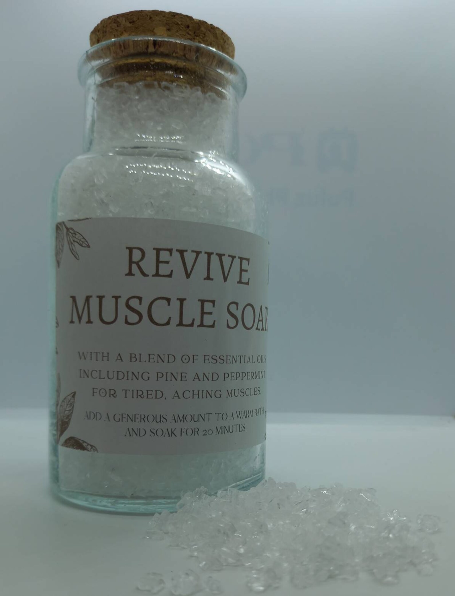 Muscle soak mens bath salts bath soak Epsom salts gift for Etsy