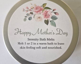 Serenity bath melts, gifts, gift for her, gift, bath oil, bath melts, handmade gift, mothers day gift, gift for mum, mother's day,