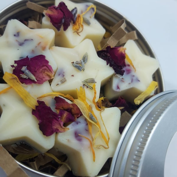 Melts de Baño Serenity: Manteca de Cacao, Aceites Esenciales Calmantes. Regalo para el Día de la Madre. Regalo para Mamá.