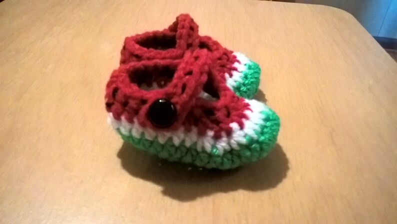 infant watermelon shoes
