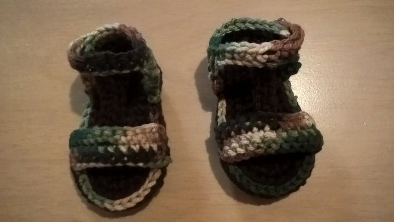 Baby Boy Camo Sandals