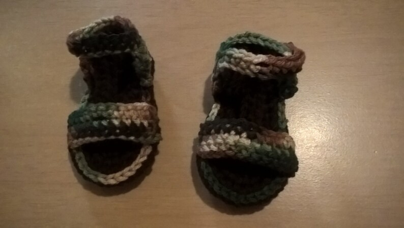 Baby Boy Camo Sandals