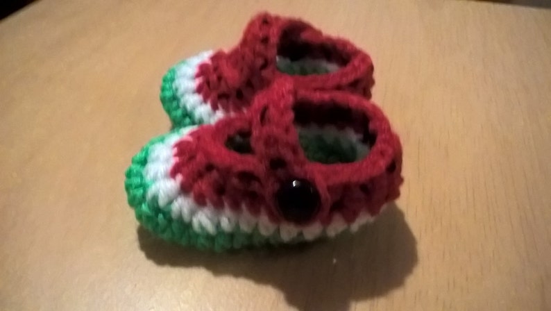 infant watermelon shoes