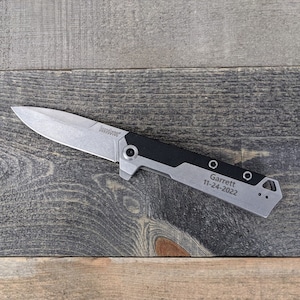 Kershaw Oblivion Pocket Knife - Personalized/Custom Logo