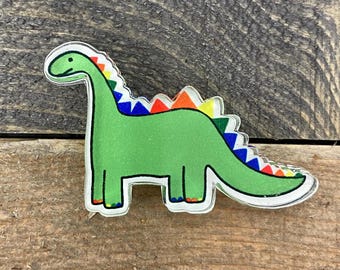 Cartoon Dinosaur Acrylic Pin