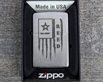 Military Zippo Lighter US Army Special Operations Forces 1st