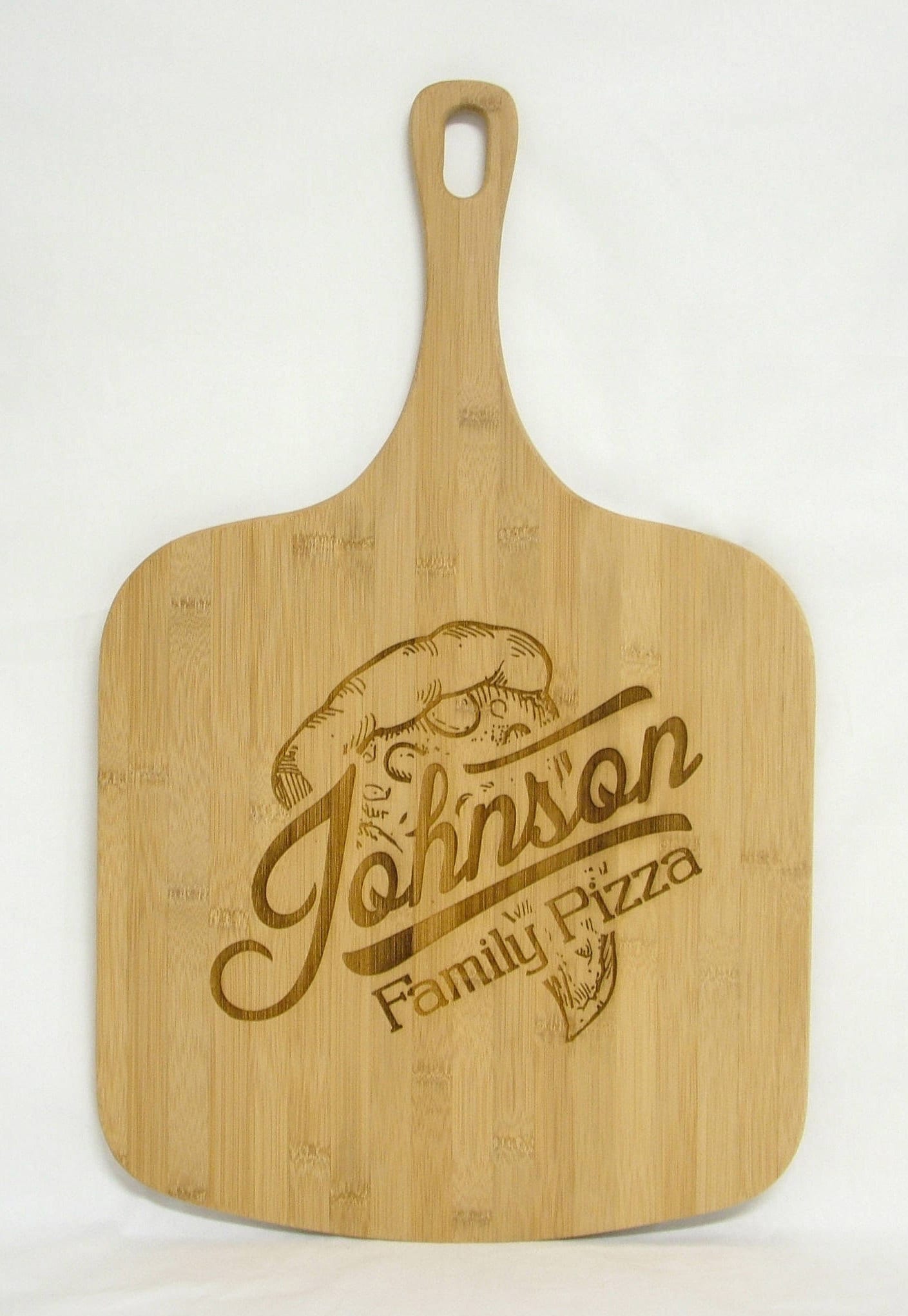 Personalized 14 X 23 Bamboo Pizza Peel / Pizza Board With Etsy