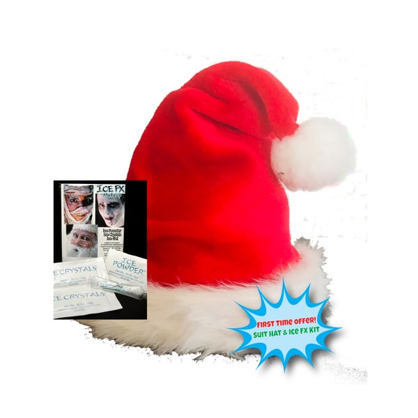 Santa Hat & Ice FX Mini Makeup Kit, Costume d’hiver