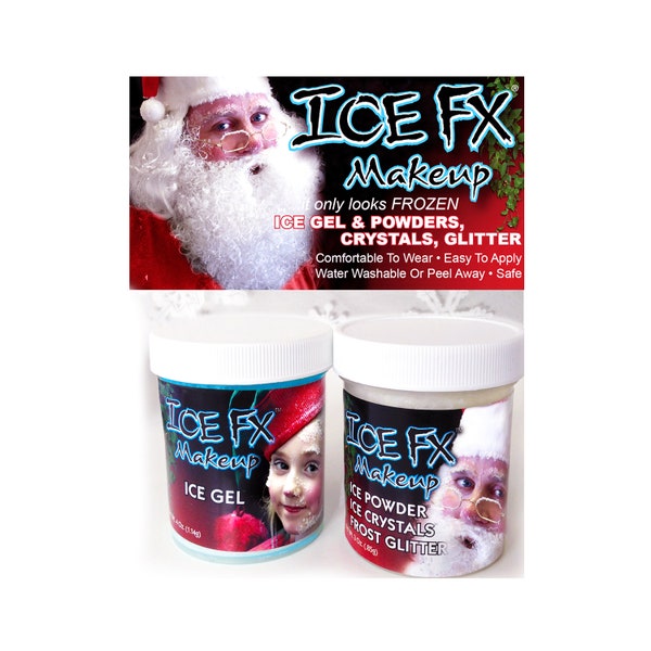 Ice FX Frozen Makeup, Santa Makeup kit, Christmas & Holiday Makeup