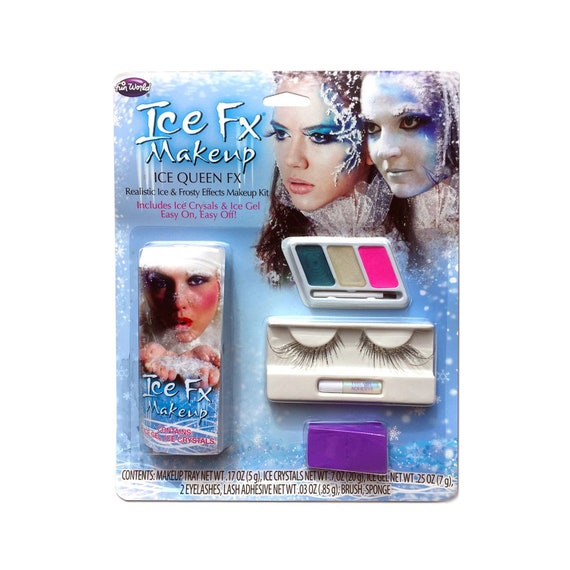 Ice Queen FX Makeup, Special Effects Winter Frozen Cosmetic Kit 