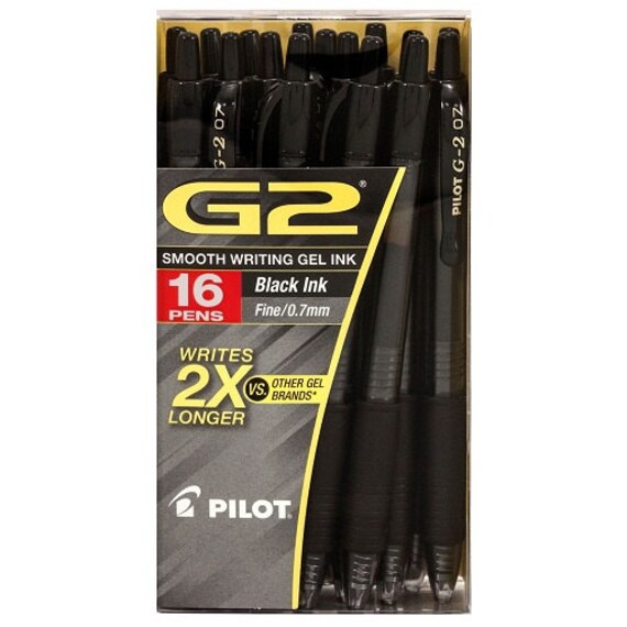 Pilot G2 Metallics Gel Ink Pens Fine Point 0.7 mm Assorted Barrel