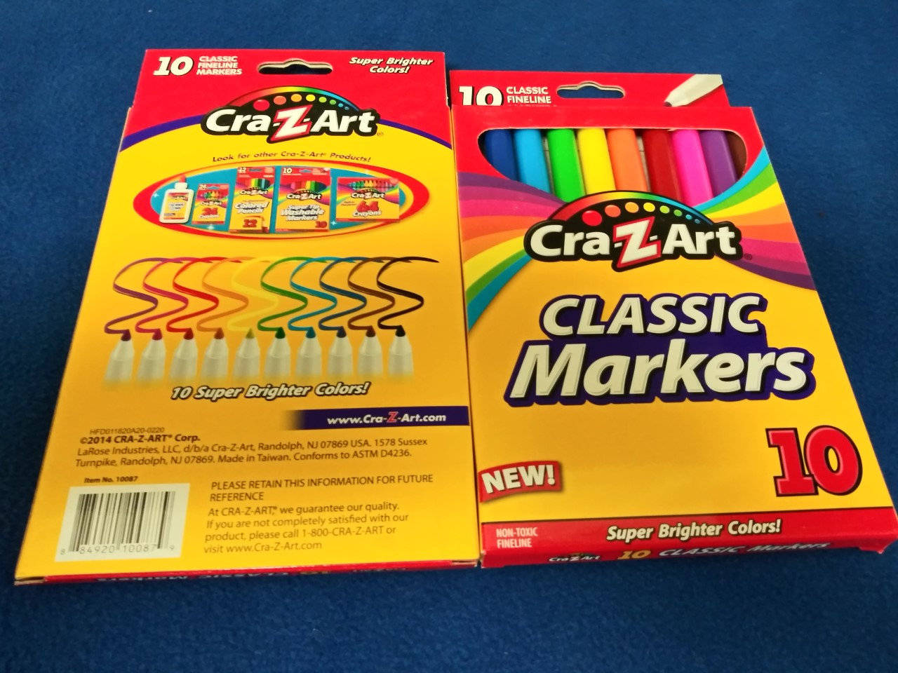 Cra-Z-Art 10 ct Classic Fineline Markers