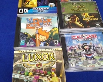 Vintage PC CD Rom Games All Sealed Rated for Everyone