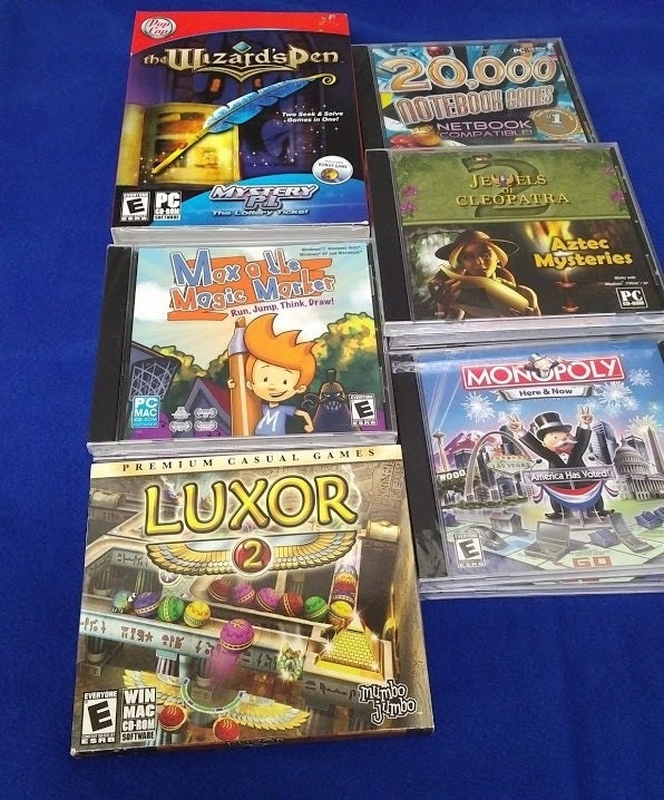 Lot of 8 Kids PC CD ROM Games - see description - FREE SHIPPING