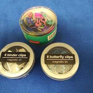 32 clips CT Binder différentes couleurs