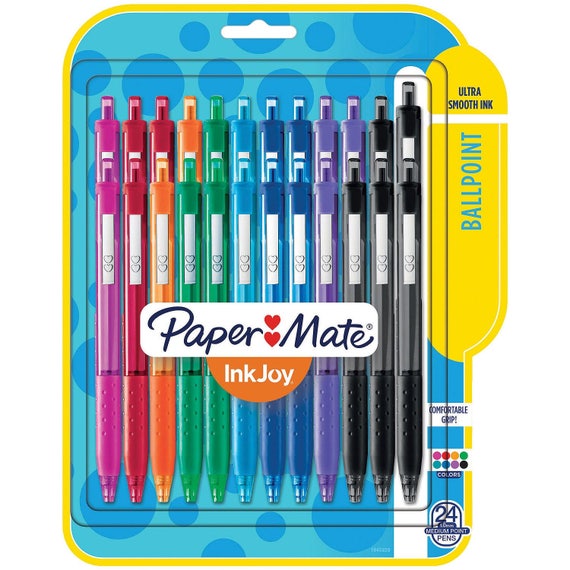 Paper Mate Inkjoy 300RT Ballpoint Pen 1mm 24pk Assorted Colors -  Hong  Kong