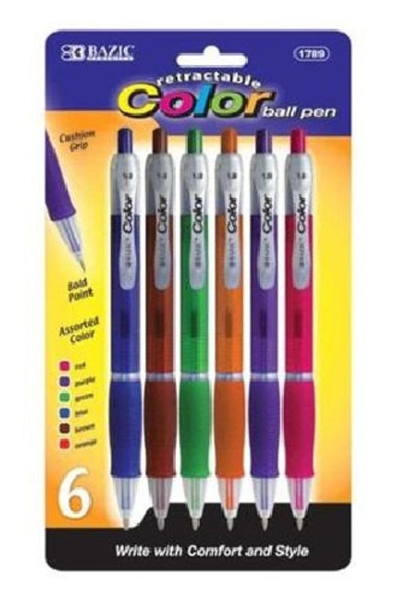 colour ball pens