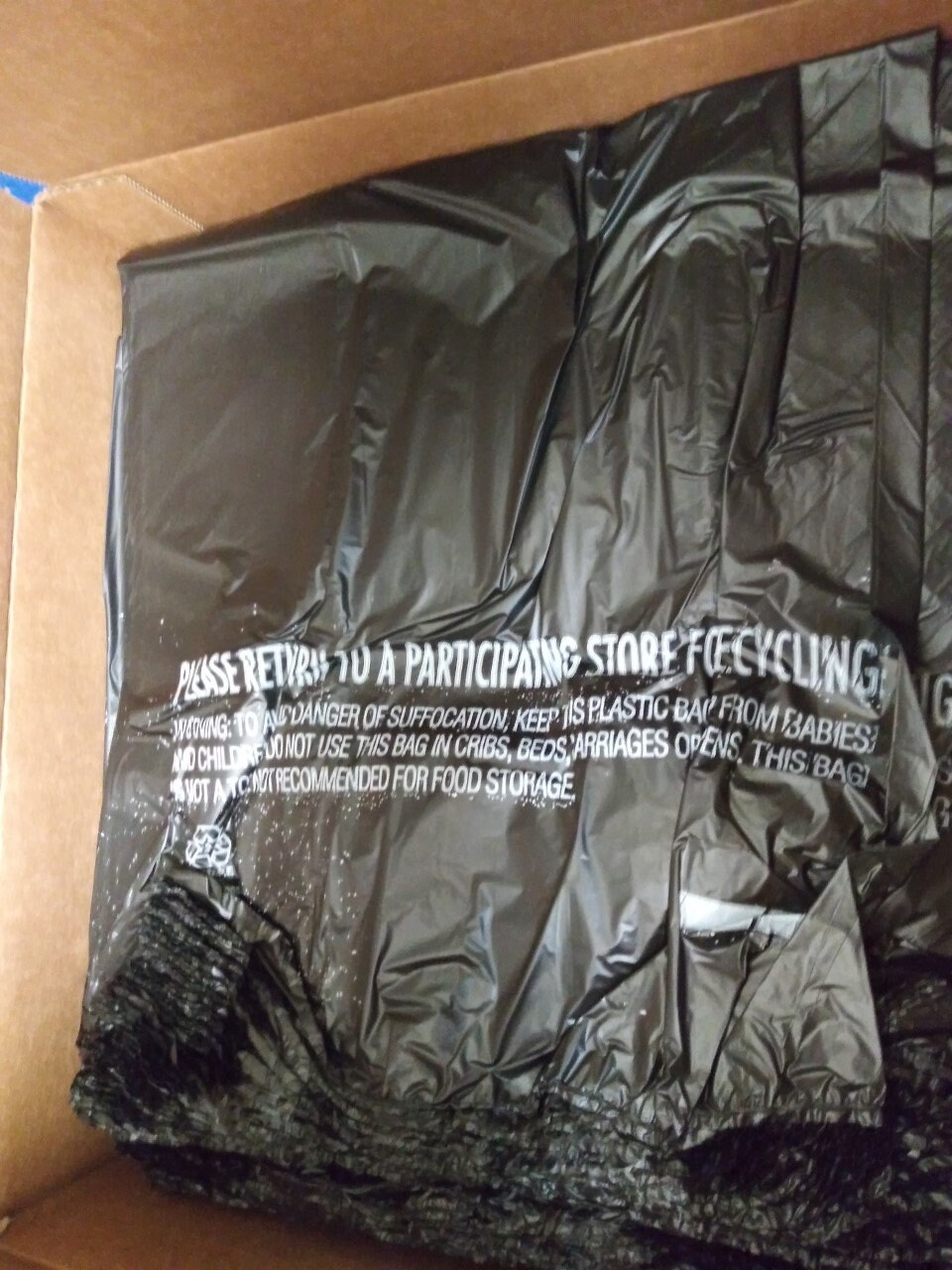 Black Tshirt Carryout Bags, 11.5 X 6.5 X 22 1,000 Ct. Etsy