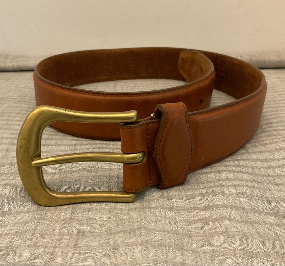 Cowhide Extra Wide Metal Buckle Belt main image 0