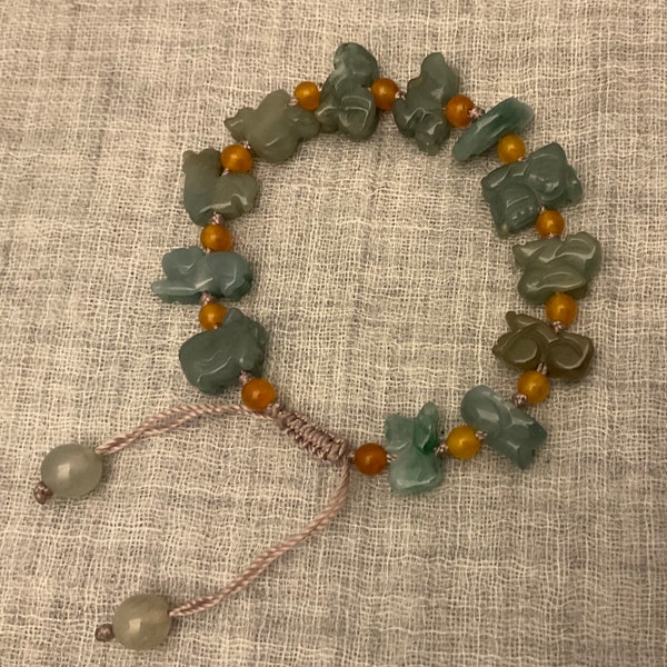 Chinese Zodiac Bracelet Etsy