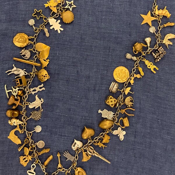 Gold Train Necklace Etsy