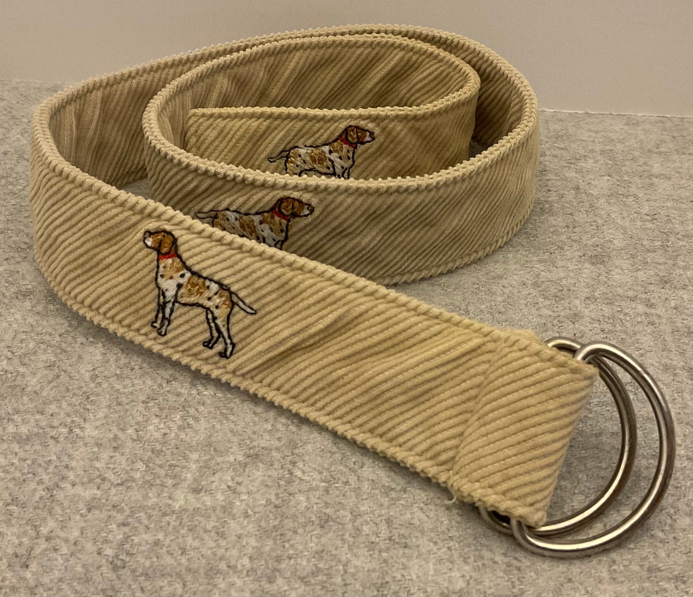 Polo Ralph Lauren Womens Orange Corduroy Dog Embroidered Belt Adjustable Pointer Polo Ralph Lauren Orange Belts for Men for sale | eBay main image 3