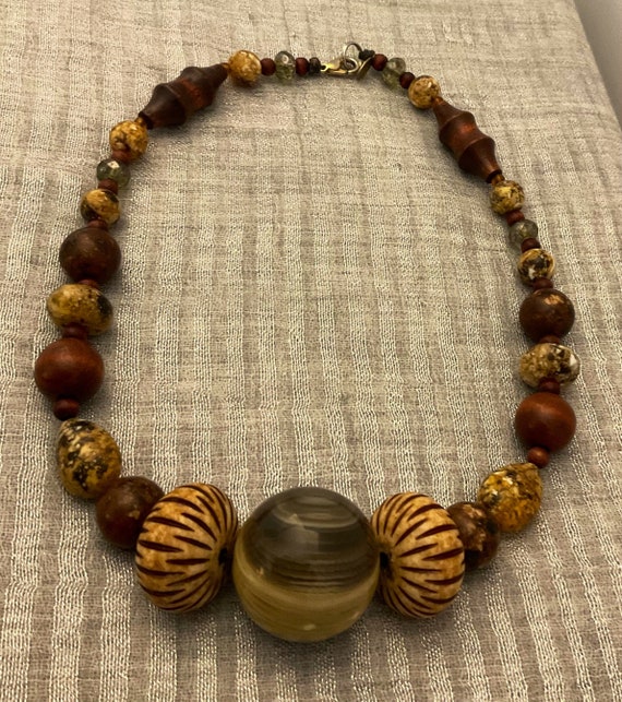 Teresa Earrings in Tigers Eye Teresa Earrings in Tigers Eye