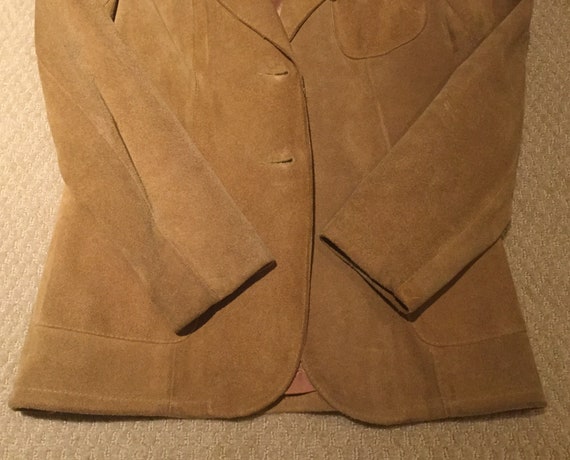 Vintage Western Suede Skirt & Blazer, SAKS FIFTH … - image 8