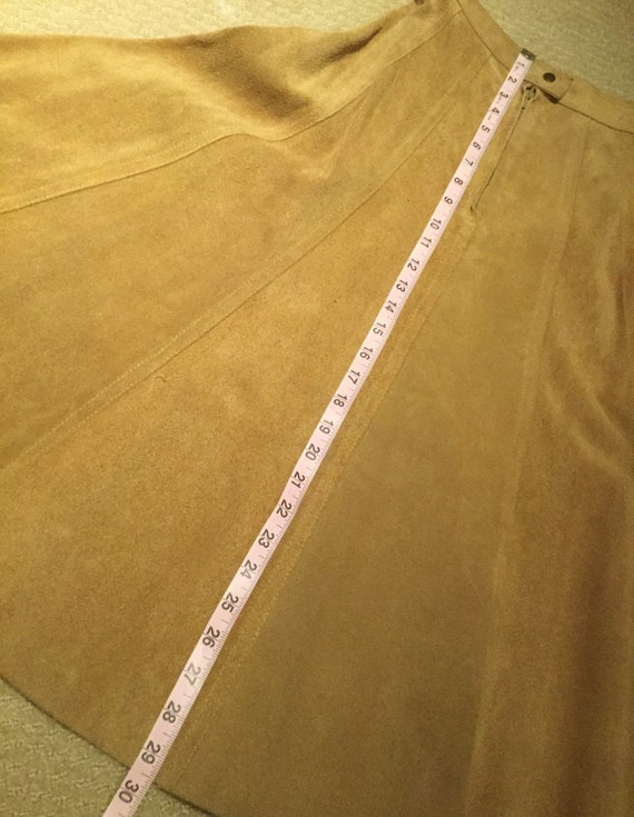 Vintage Western Suede Skirt & Blazer, SAKS FIFTH … - image 4