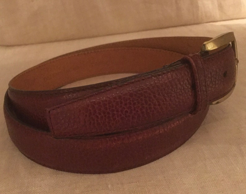Vintage Christian Dior belt Mens belt Leather belt | Etsy