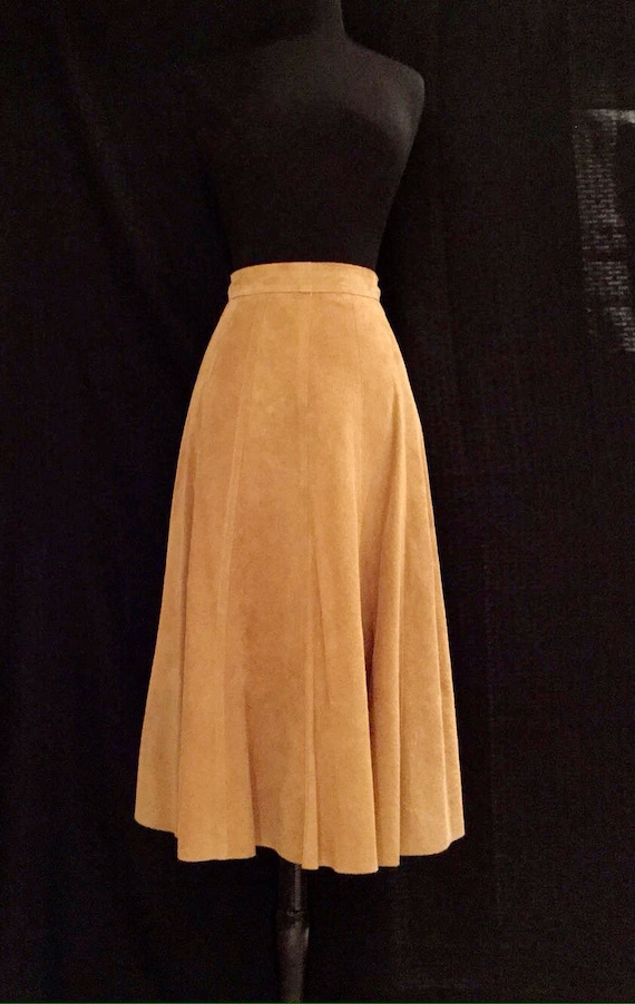 Vintage Western Suede Skirt & Blazer, SAKS FIFTH … - image 3