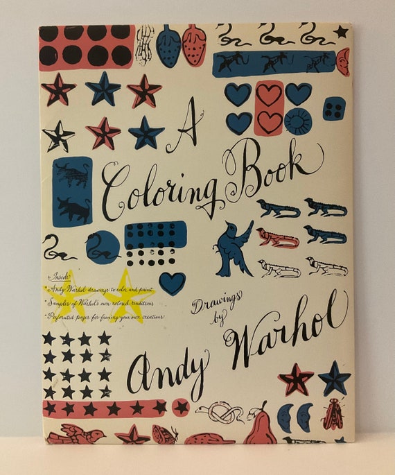 Andy Warhol Oversized Coloring Book, Pop Art, Fantasy