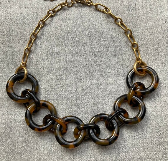 Necklace Faux Tortoise - Etsy
