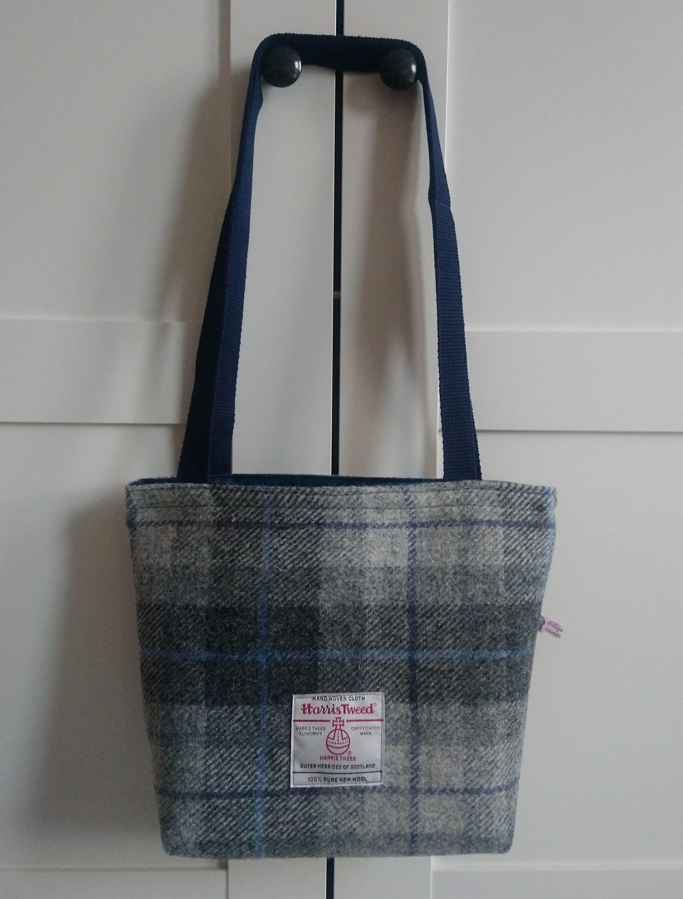 Harris tweed store spey tote bag