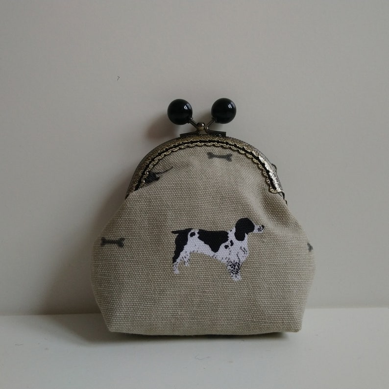 purse with dog design