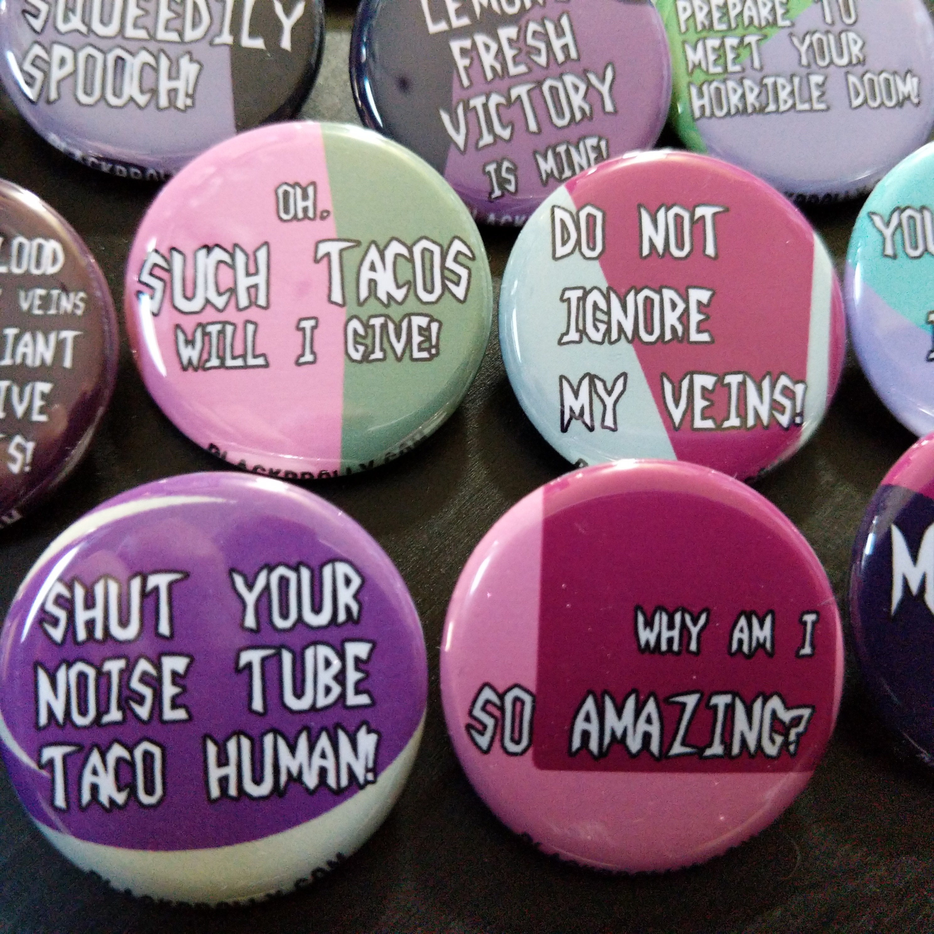 Invader Zim Buttons [zim Set] 1.25