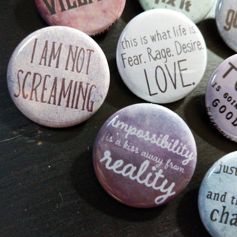 Sense8 buttons 1.25 / 32mm pin back badges image 5