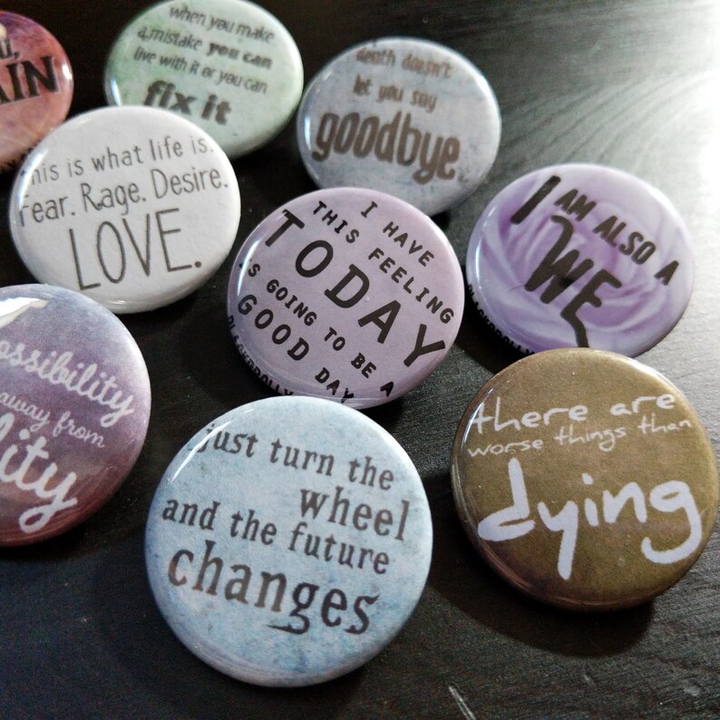 Sense8 buttons 1.25 / 32mm pin back badges image 4