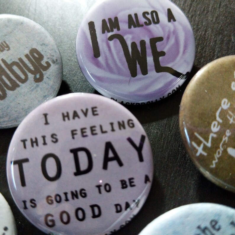 Sense8 buttons 1.25 / 32mm pin back badges image 7