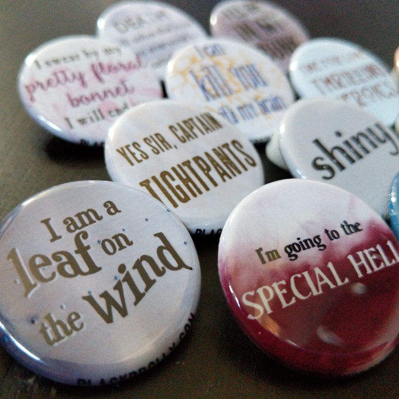 Firefly Serenity buttons 1.25 / 32mm pin back badges image 5