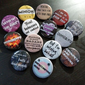 Borderlands magnets 1.25&quot; / 32mm fridge magnets MATURE/Language