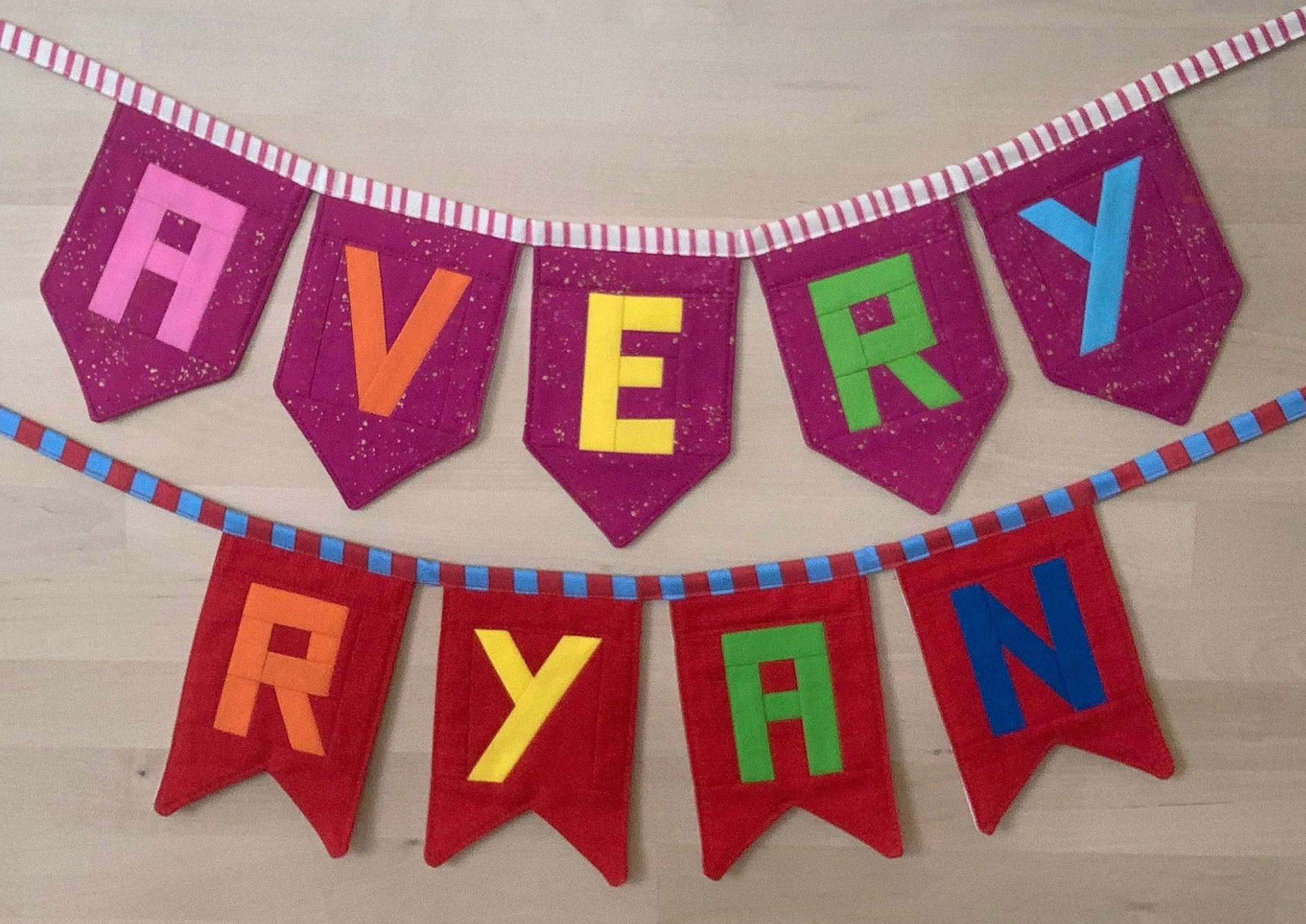 Alphabet and Banner Pattern - Banner Instructions Included - Etsy