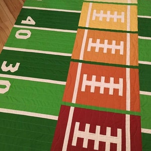 Football Love Quilt Pattern
