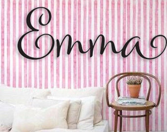 Nursery Name - Wooden Name Sign - Wall Hanging Letters- Nursery Name Letters - Wood Name Cutout - Dorm Room Wall Hanging - Letters for Wall