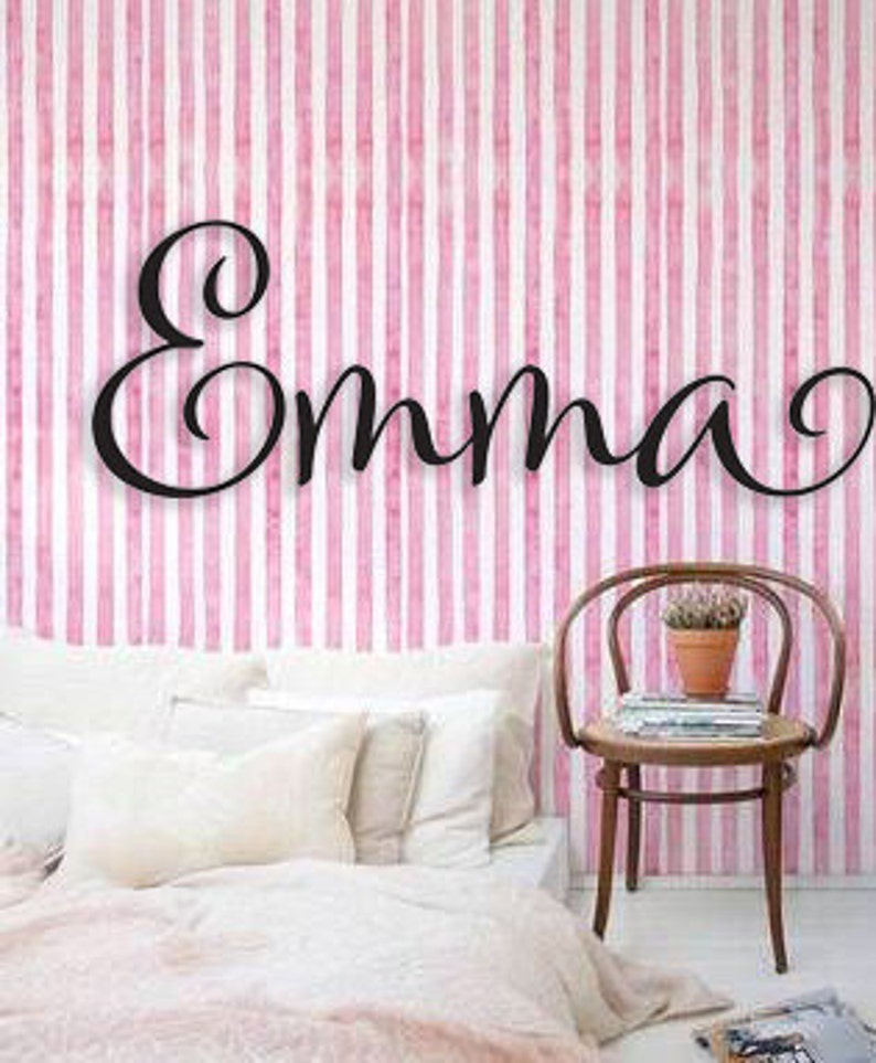 Nursery Name Wooden Name Sign Wall Hanging Letters Etsy